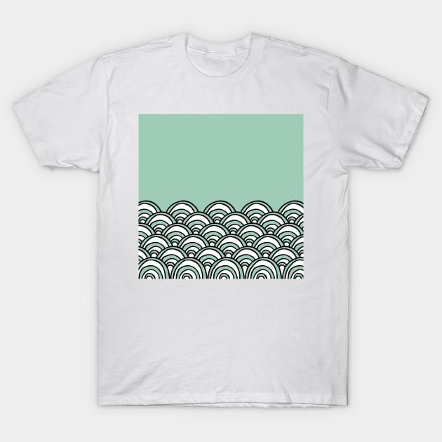 Waves Mint T-Shirt by ProjectM